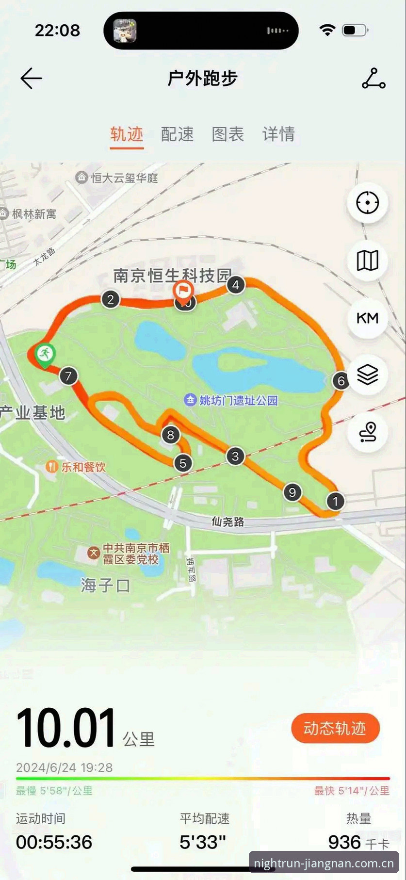 江南体育中国官方主站夜跑路线图，到底安不安全？